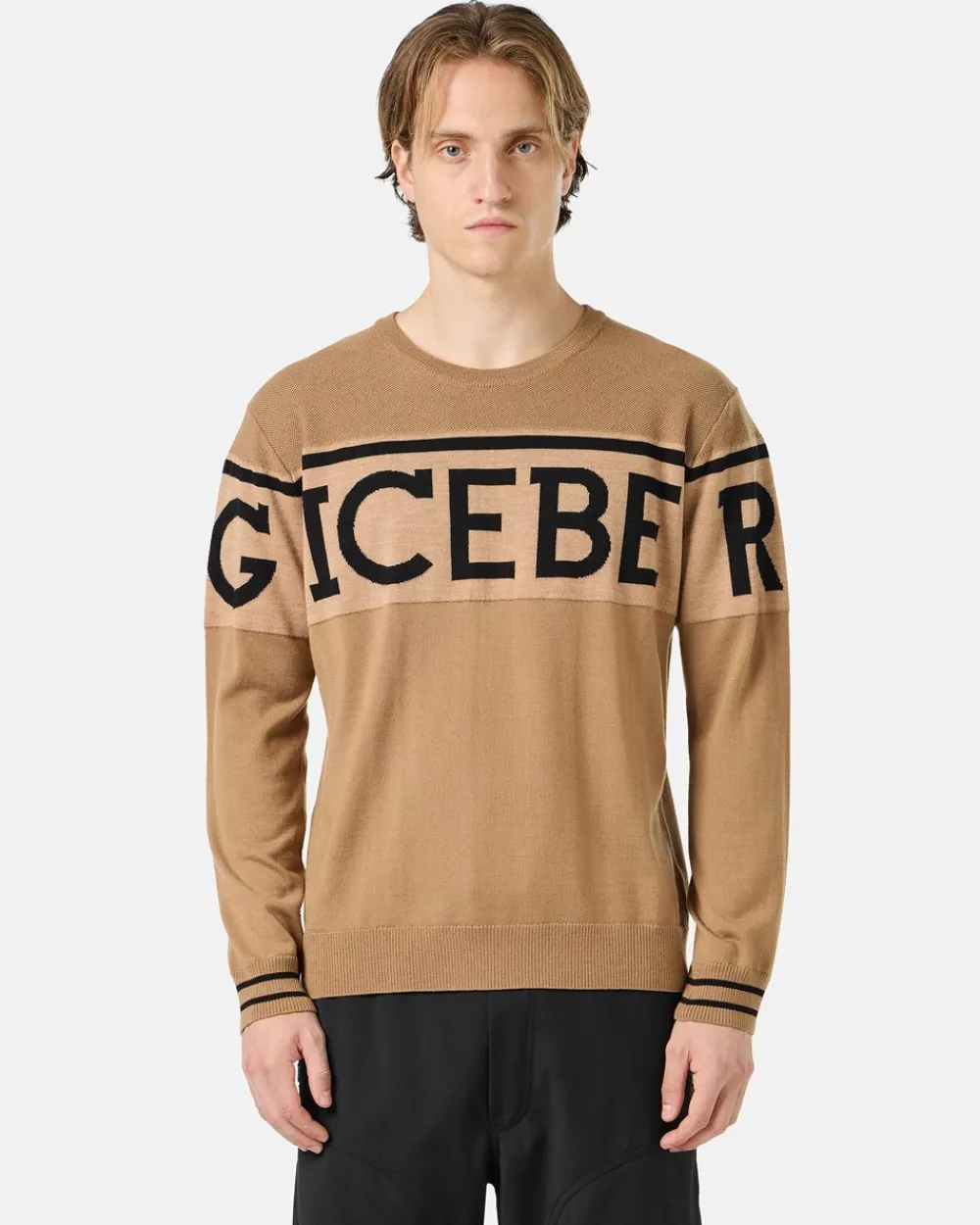Iceberg Wool Sweater With Logo