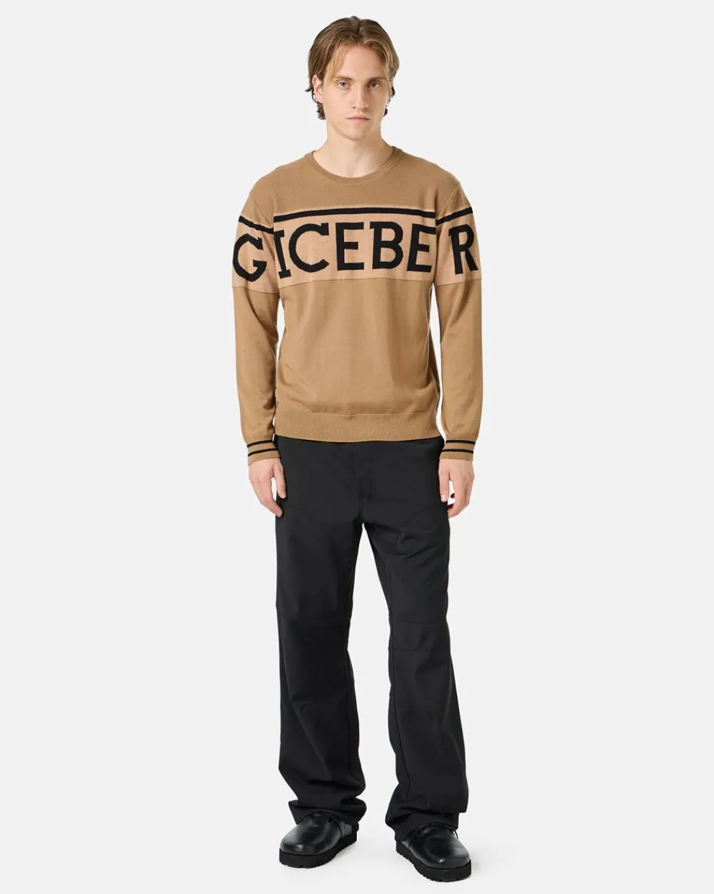 Iceberg Wool Sweater With Logo