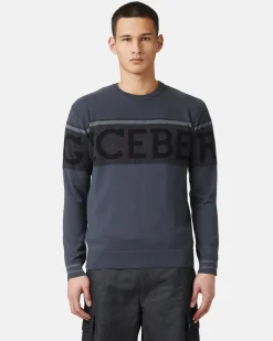Iceberg Wool Sweater With Logo