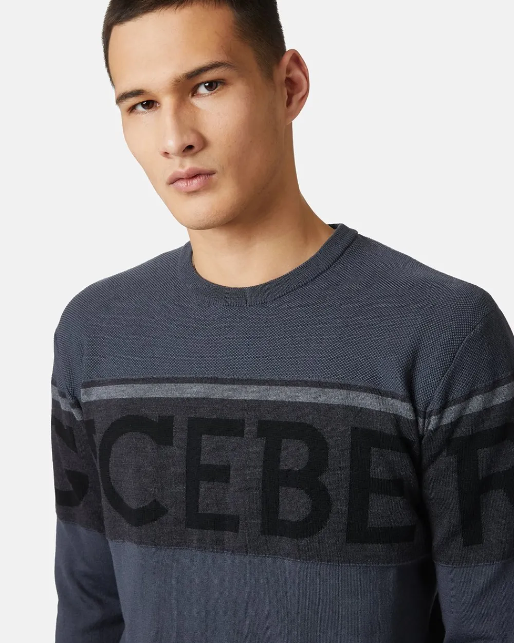 Iceberg Wool Sweater With Logo