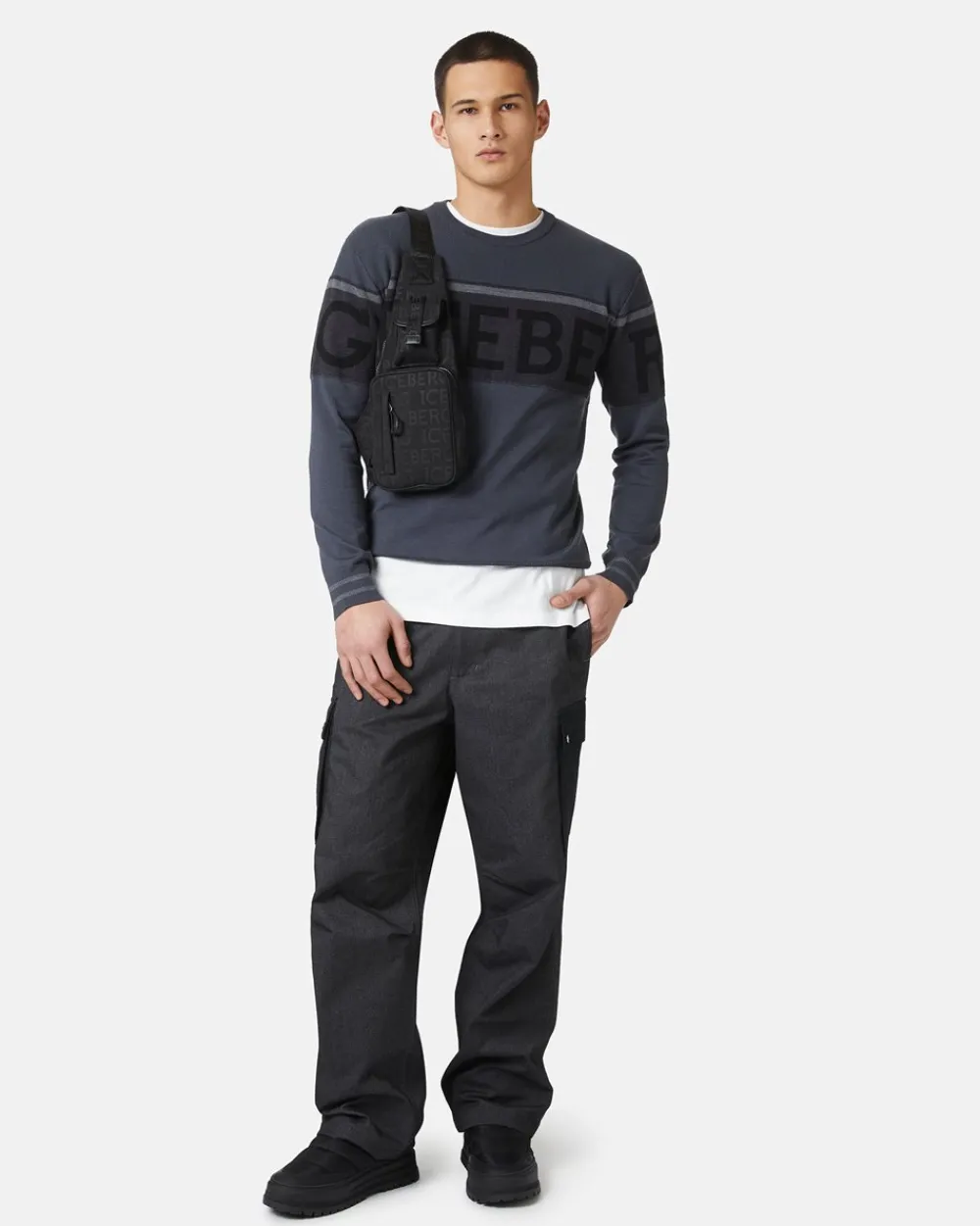 Iceberg Wool Sweater With Logo