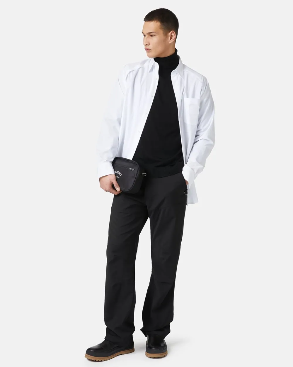 Iceberg Wool Turtleneck With Logo